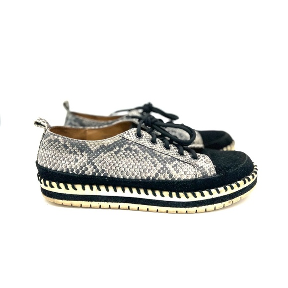 Five Tribe Women's Suede Leather Cheeky Snake‎ Sneakers Size 9 - Picture 2 of 16